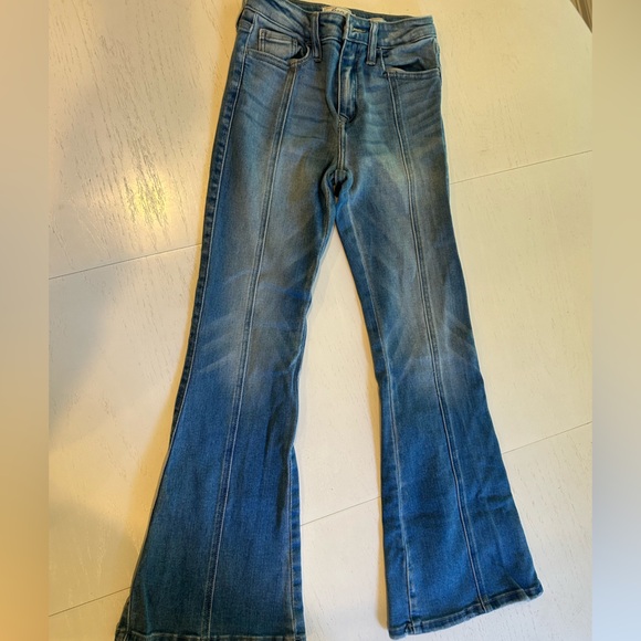 KanCan High Rise Flare Denim Jeans - Picture 1 of 3